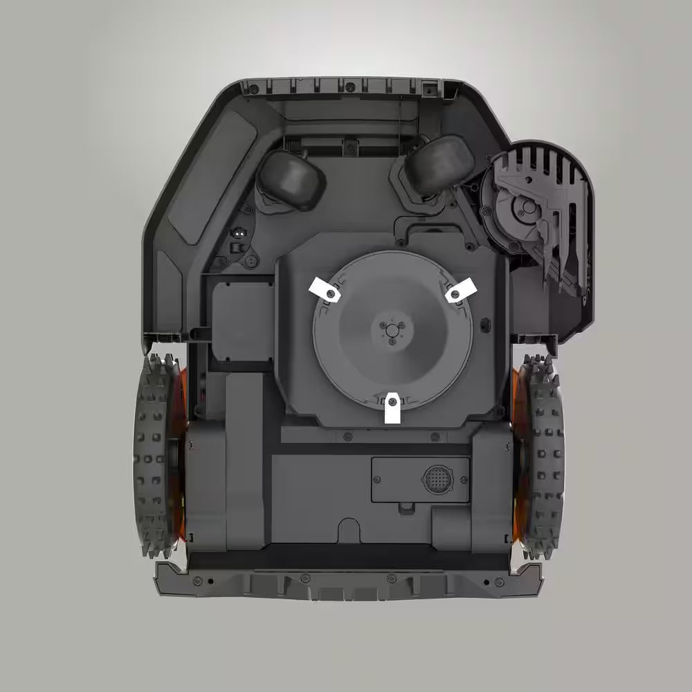 Landroid Vision Cloud 9 In. 2WD Robot Lawn Mower (1/4 Acre) RTK GPS plus VSLAM Vision AI with Cut to Edge Trimmer