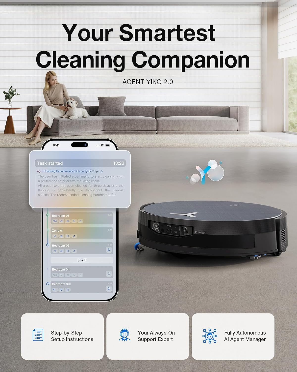 ECOVACS DEEBOT Robot Vacuum and Mop, X12 PRO Omni
