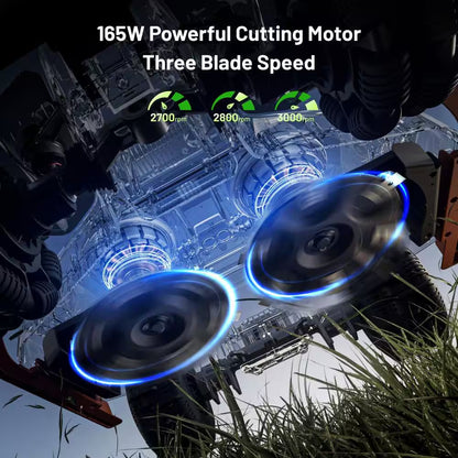 Luba 3 AWD 16 In. 360° Lidar Robot Lawn Mower (1.25 Acre)Adjustable Cutting Height(1 In. - 2.7 In.)All Terrain AI Vision