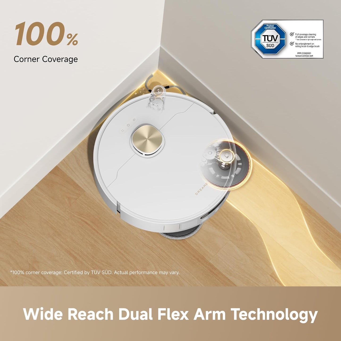 Dreame L60 Ultra FE Robot Vacuum and Mop, 212°F (100°C) Mop Self-Cleaning