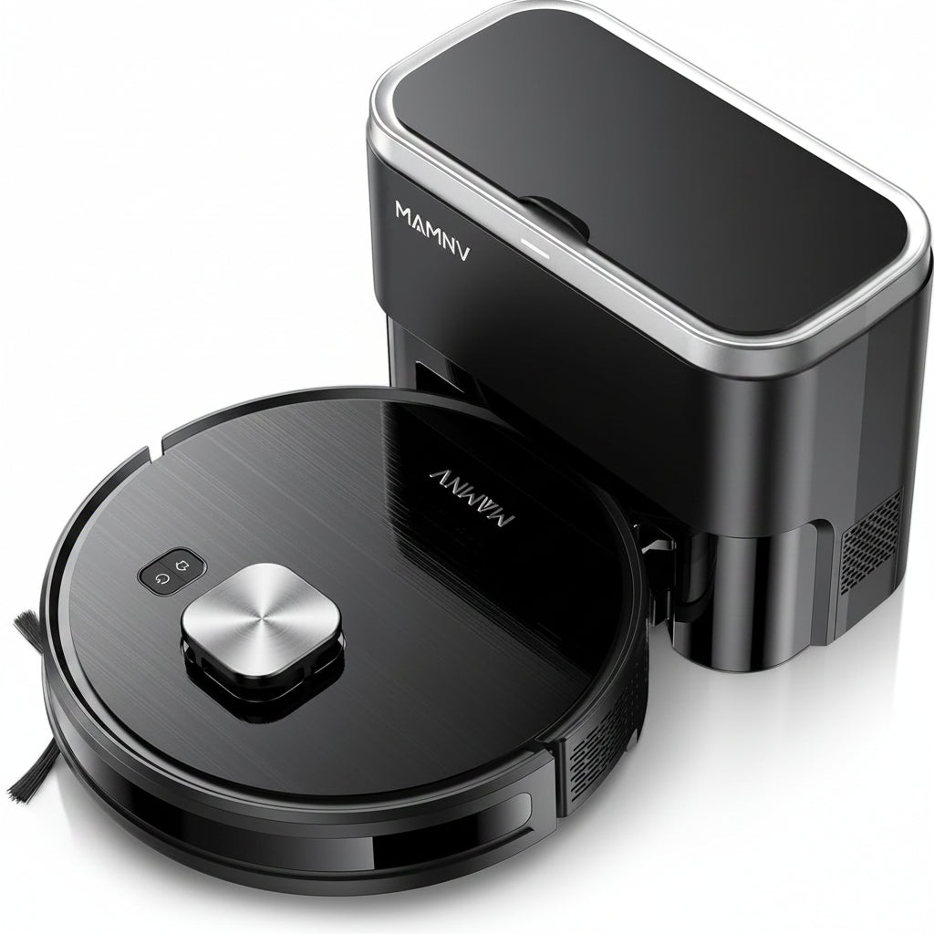 Robot Vacuum and Mop, 11500 Pa Suction, 3-In-1 Robotic Vacuum with Smart Lidar Navigation, 90 Day Self-Emptying,160 Min Runtime,App/Alexa/Voice Control, Ideal for Pet Hair, Carpet & Hard Floor