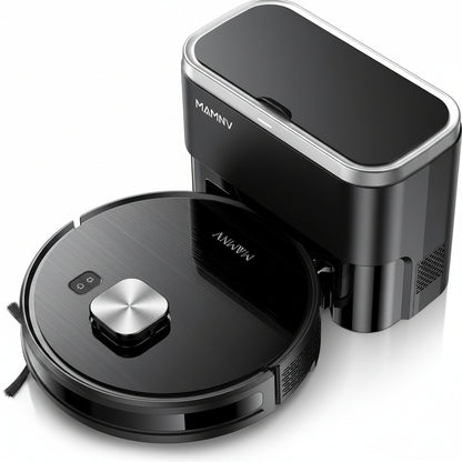 Robot Vacuum and Mop, 11500 Pa Suction, 3-In-1 Robotic Vacuum with Smart Lidar Navigation, 90 Day Self-Emptying,160 Min Runtime,App/Alexa/Voice Control, Ideal for Pet Hair, Carpet & Hard Floor