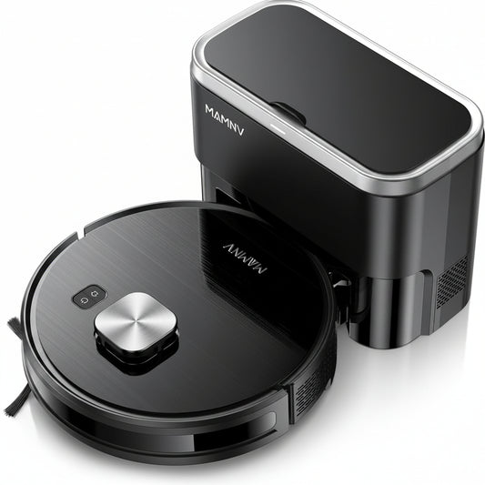 Robot Vacuum and Mop, 11500 Pa Suction, 3-In-1 Robotic Vacuum with Smart Lidar Navigation, 90 Day Self-Emptying,160 Min Runtime,App/Alexa/Voice Control, Ideal for Pet Hair, Carpet & Hard Floor