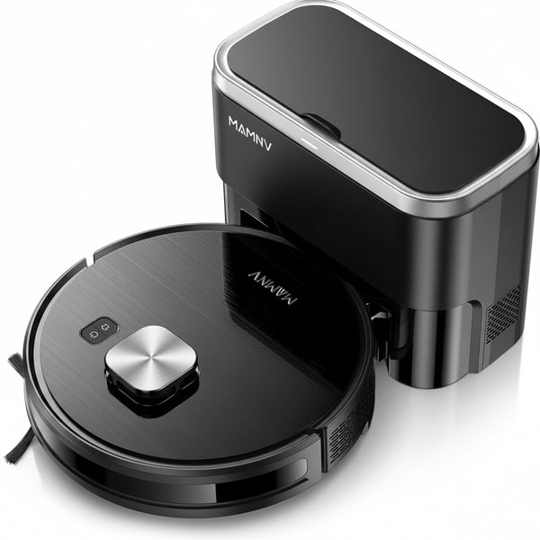 Robot Vacuum and Mop, 11500 Pa Suction, 3-In-1 Robotic Vacuum with Smart Lidar Navigation, 90 Day Self-Emptying,160 Min Runtime,App/Alexa/Voice Control, Ideal for Pet Hair, Carpet & Hard Floor