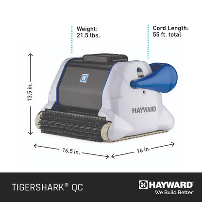 Tigershark Q Automatic Pool Cleaner, 19.7"