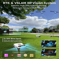Robot Lawn Mower Designed for Wire-Free Operation, RTK Positioning, 4-Eye Vision, 0.9 Acre Coverage