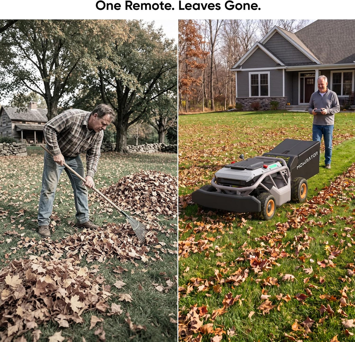 S1 4WD 18Ah Remote Control Lawn Mower, 21-Inch, 37° Slope