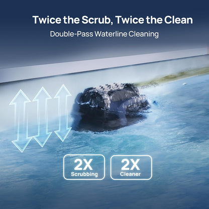 Beatbot Aquasense 2 Cordless Robotic Pool Vacuum Cleaner with Protection Cover, Smart Surface Parking, Double-Pass Waterline Scrubbing, Clean Floor, Wall & Waterline, In-Ground Pools up to 3,230 Sq.Ft