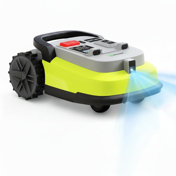 Robot Lawn Mower, RTK+AI Vision Robot Mower for Accurate Navigation & Obstacle Avoidance, No Perimeter Wire, Smart APP Control, Automatic Grass Cutting for Large Lawns, 55% Slopes, 52Db Quiet