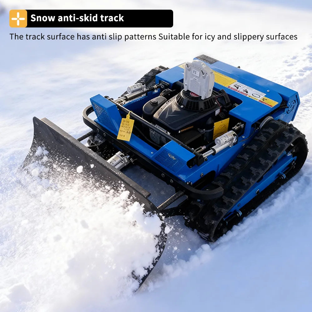 ZSKJ New Winter Snow Shoveling Special Fully Automatic Remote Control Intelligent Crawler Orchard Lawn Smart Lawn Mower