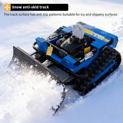 ZSKJ New Winter Snow Shoveling Special Fully Automatic Remote Control Intelligent Crawler Orchard Lawn Smart Lawn Mower