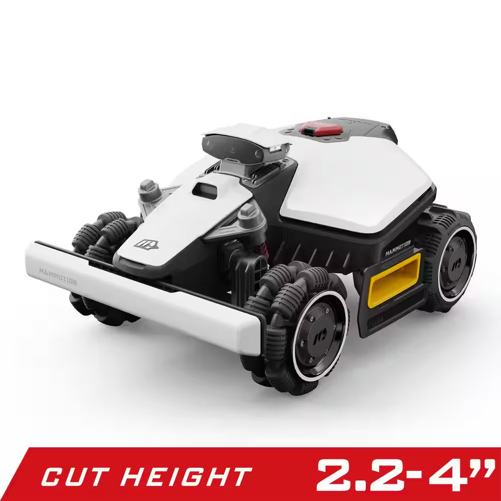 Luba Mini AWD 7.9 In. RTK Robot Lawn Mower (1/4 Acre) Adjustable Cutting Height (2.2 In. - 4 In.) All Terrain, AI Vision