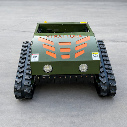 Remote Control Tracked Lawn Mower 45° Slope Gas RC Mower 22" US Stock