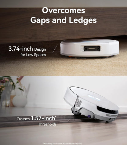 NARWAL Flow Robot Vacuum and Mop Combo, 22000Pa, AI Avoidance, White
