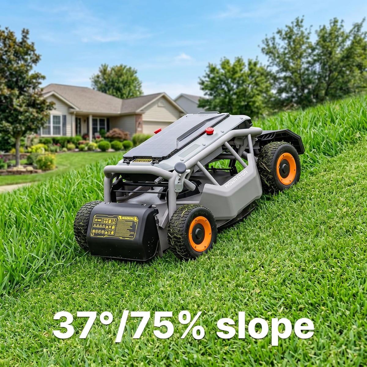 S1 4WD 18Ah Remote Control Lawn Mower, 21-Inch, 37° Slope