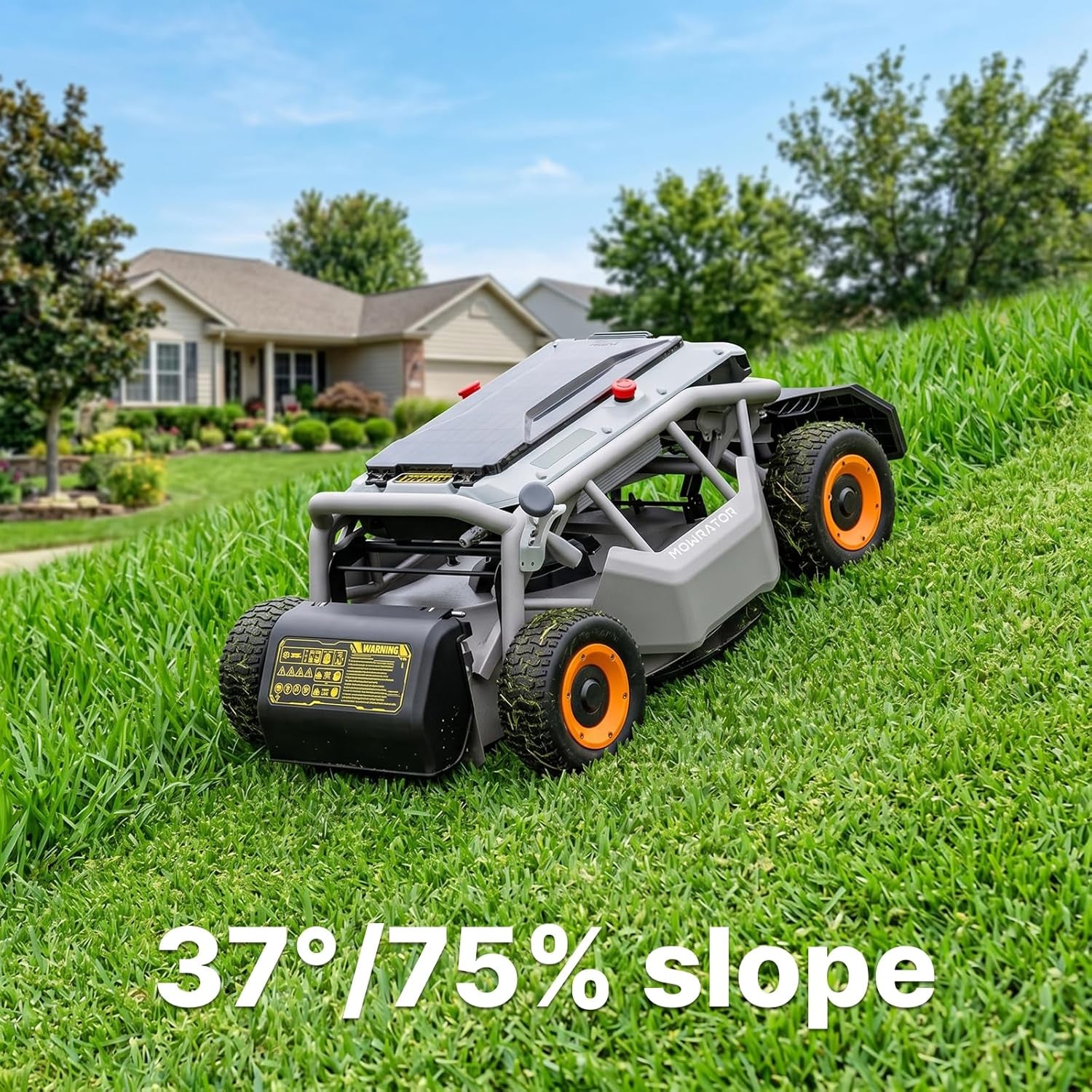 S1 4WD 18Ah Remote Control Lawn Mower, 21-Inch, 37° Slope