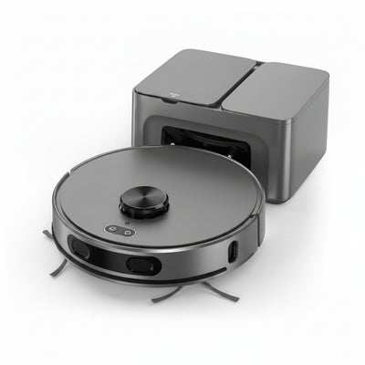 Robot Vacuum and Mop Combo, Mapping Robotic Vacuums Cleaner with 75 Days Self-Emptying, Lidar Navigation Smart & Strong Suction, Wifi/App/Alexa/Voice Control, Quiet for Home Pet Hair Hard Floor Carpet