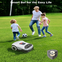 Robot Lawn Mower Designed for Wire-Free Operation, RTK Positioning, 4-Eye Vision, 0.9 Acre Coverage