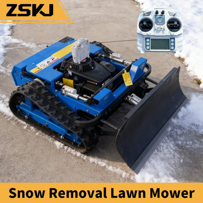 ZSKJ New Winter Snow Shoveling Special Fully Automatic Remote Control Intelligent Crawler Orchard Lawn Smart Lawn Mower
