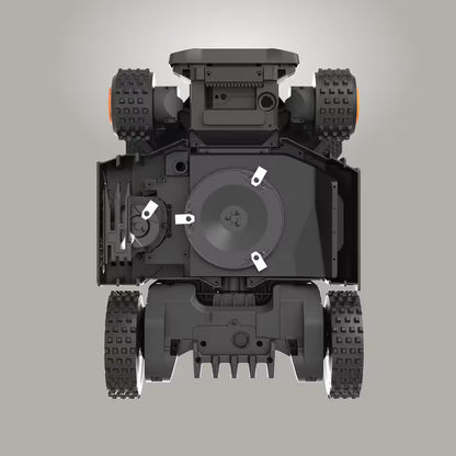 Landroid Vision Cloud 9 In. 4WD Robot Lawn Mower (1 Acre) RTK GPS plus VSLAM Vision AI with Cut to Edge Trimmer