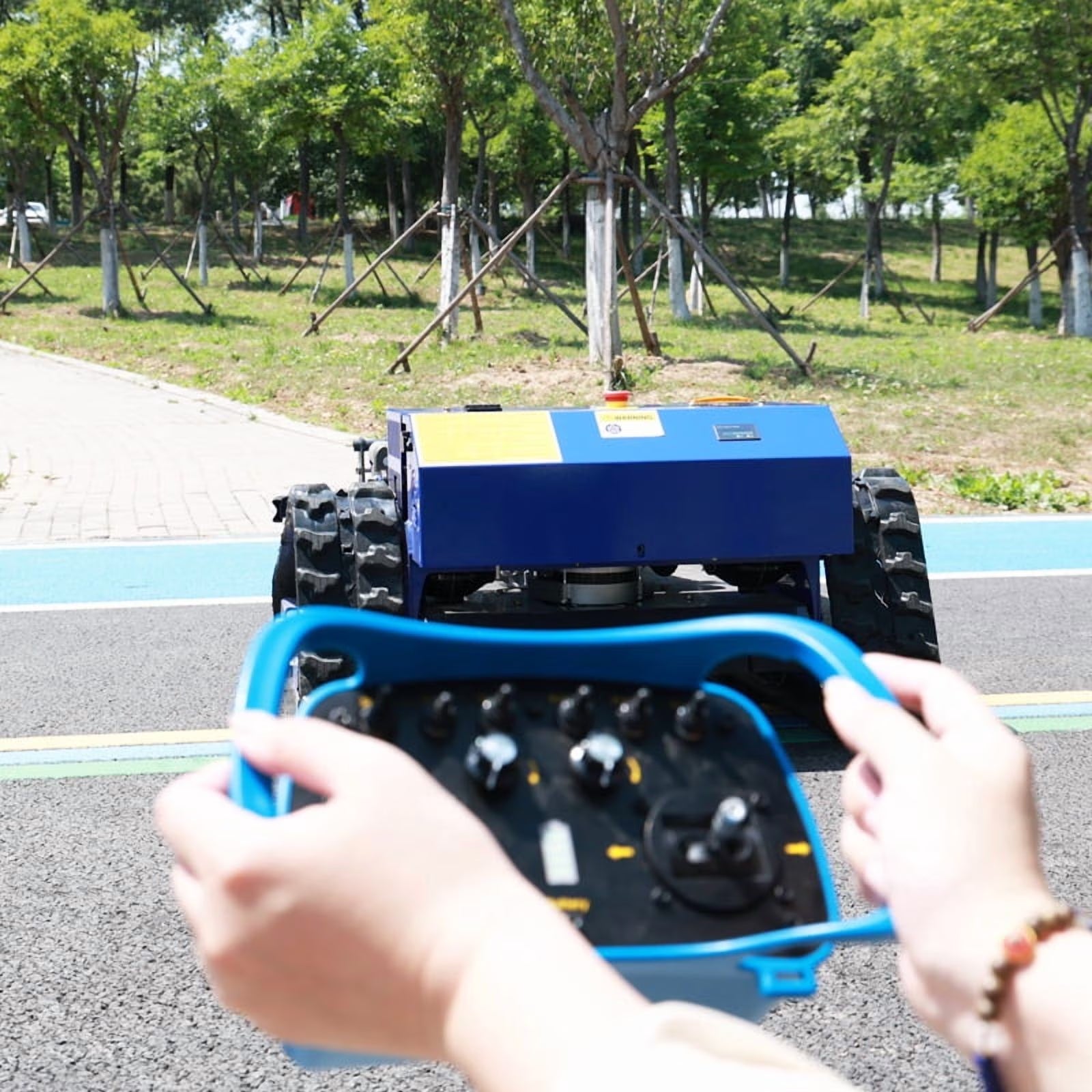 Remote Control Lawn Mower Zero-Turn Smart Weeding Robot Gardening Tool Lawn Equipment CE EPA Certified Local Warehouse