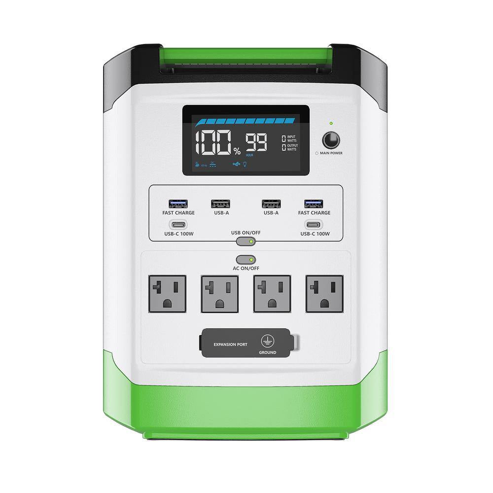3600W Running/7200W Peakl Push Button Start Lithium Solar Generator Platinum WE