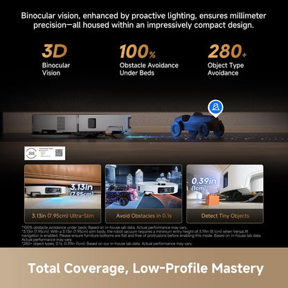 Dreame X60 Max Ultra Complete Robot Vacuum and Mop, Dual Al Cameras