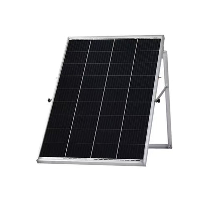 ELITE 3600-Watt/5760W Peak Push Button Start Solar Powered Portable Generator W/ Power Pod, Transfer Kit, 4 Solar Panels