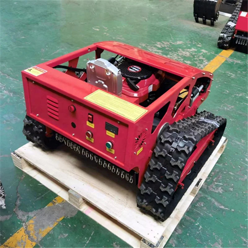 Green Opener Factory Grass Mower 9.5HP Remote Control Crawler Lawn Mower Price