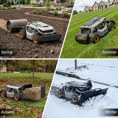 S1 4WD 18Ah Remote Control Lawn Mower, 21-Inch, 37° Slope
