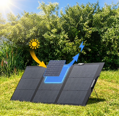 EF ECOFLOW Solar Generator Delta 2 Max with 2X160W Solar Panel