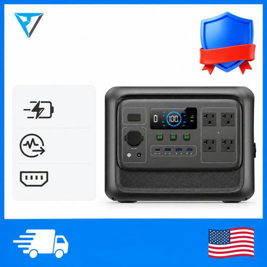 BLUETTI Elite 30 V2 | 288Wh 600W Portable Power Station Lightweight Fast Charging Solar Generator for Home Backup Outdoor
