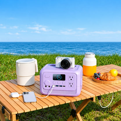 BLUETTI Elite 30 V2 | 288Wh 600W Portable Power Station Lightweight Fast Charging Solar Generator for Home Backup Outdoor