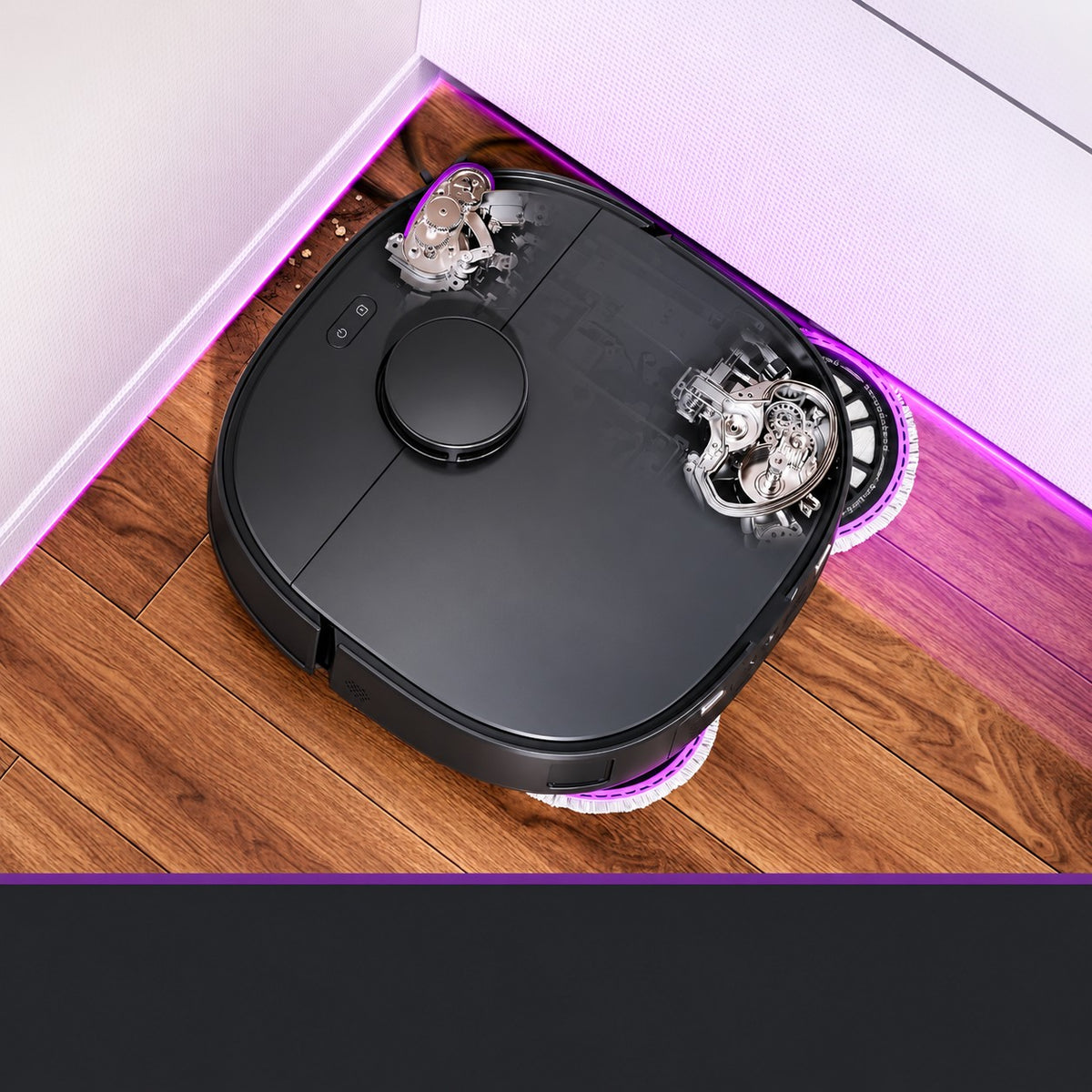 Eureka J15 Max Ultra Self-Emptying Robot Vacuum Combo All-In-One, 22,000 Pa Suction 176℉ Hot Water Wash 131°F Hot Air Dry Self-Cleaning Base Tray, Flex-Arm Mop Anti-Tangle Rtcam AI Obstacle Avoidance
