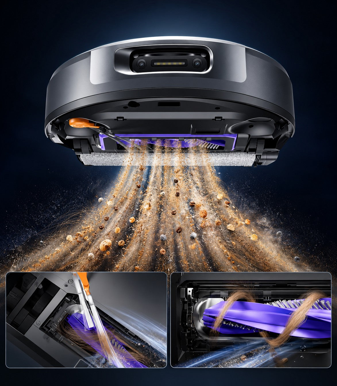 NARWAL Flow 2 Robot Vacuum and Mop Combo, 31000Pa, Flowwash Mop, Black
