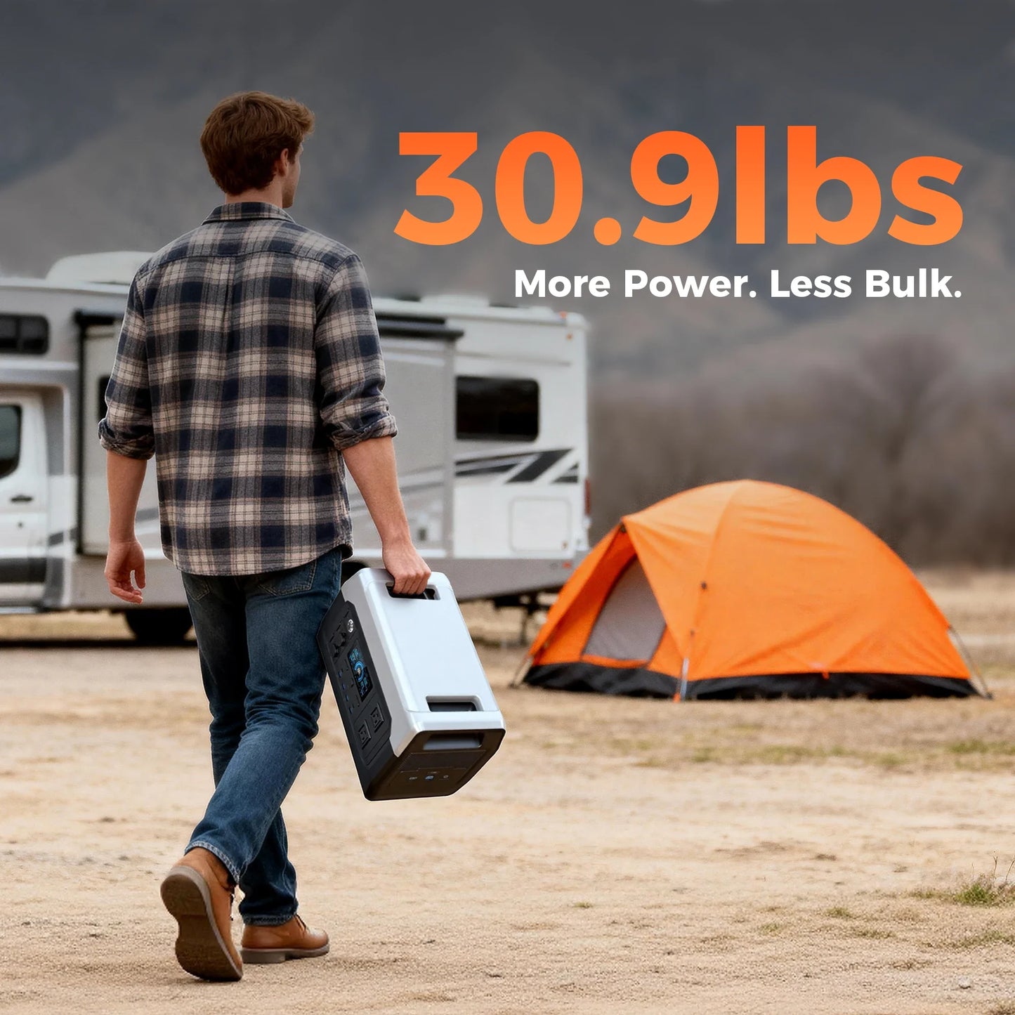 CTOLITY XP1000 PLUS Portable Power Station, 1024Wh LiFePO4 Solar Generator | 1800W (3000W Surge) | 1 Hour Super Fast Charge | Lightweight for Home Backup, Camping & Hurricane Emergency