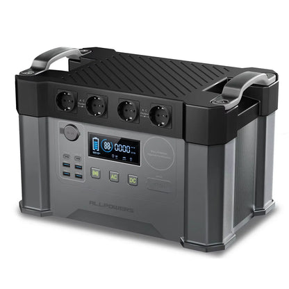 ALLPOWERS S2000 PRO Portable Solar Generator 2400W Emergency Backup High Power Supply for Outdoor Camping Home Use Emergency RV