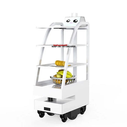 Factory Price Restaurant Pizza Food Robot Intelligence Indoor Delivery Robot Driverless Waiter Robot