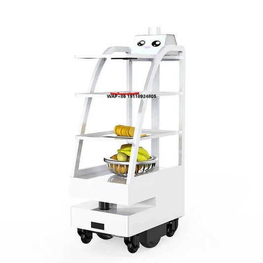 Factory Price Restaurant Pizza Food Robot Intelligence Indoor Delivery Robot Driverless Waiter Robot