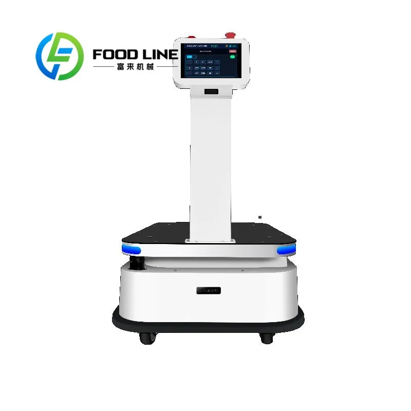 AGV Delivery Robot Low Height Frame Design Guided Delivery Vehicle Suitable For Transporting Low-Placed Pallets Inside Storage