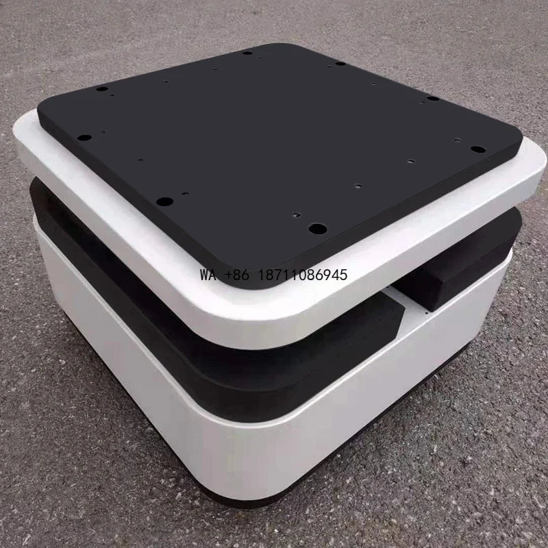 50kg Payload Unmanned Robot Library Delivery Vehicle Service Robotic Car Self driving Wheeled Lab Chassis