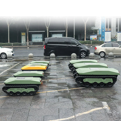 Off Road 300kg Payload Tracked UGV Unmanned Vehicle Chassis Platform for Autonomous Delivery Robots