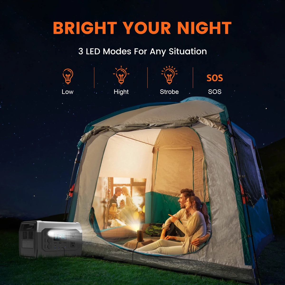 CTOLITY XP1000 1800W Portable Solar Generator Power Station 1024WH Lifepo4 Battery Camping Charging Outdoor Laptop Phones RV