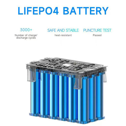 Lifepo4 Battery Solar Generator 1000W 902WH 1804WH 2706WH Portable Power Station 220V 12V Output for Emergency Power Supply