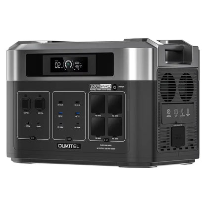 OUKITEL BP2000 Pro Portable Power Station 3300W Solar Generator 2048Wh Lifepo4 Battery Home Backup Outdoor Camping Mobile Power
