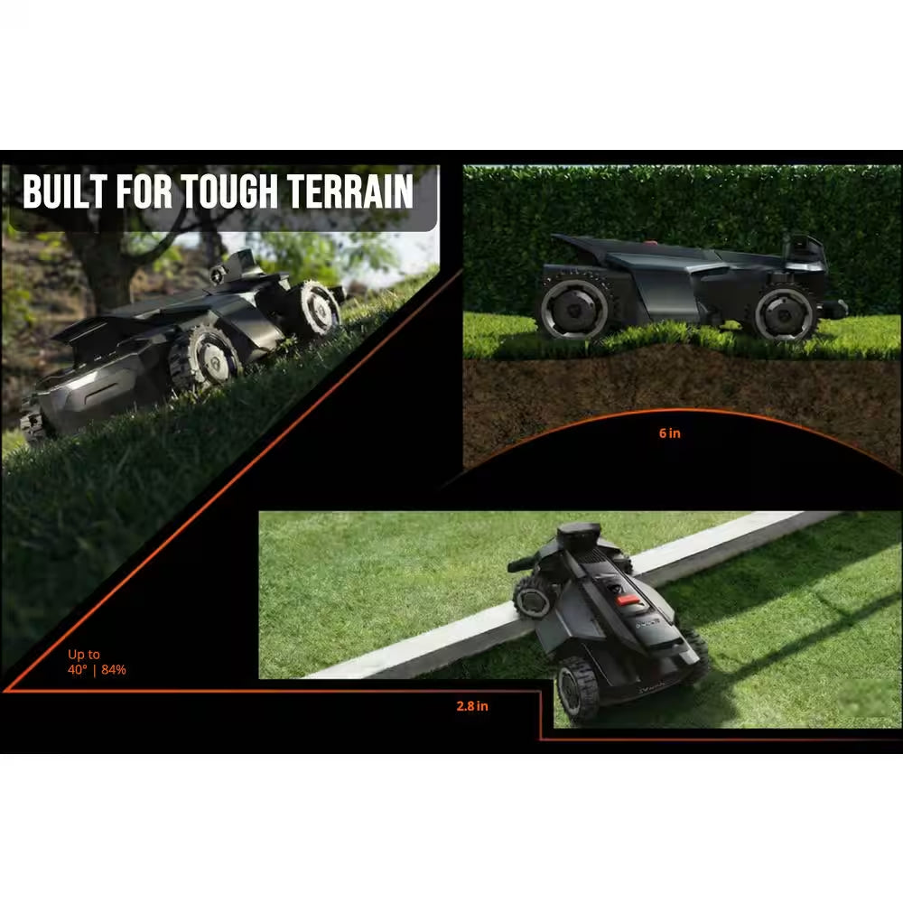 X430 17 In. Robot Lawn Mower (1 Acre) Wire-Free RTK + 360 Degree Camera, AWD, Weather Adaptive, AI Obstacle Avoidance