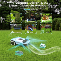 Robot Lawn Mower Designed for Wire-Free Operation, RTK Positioning, 4-Eye Vision, 0.9 Acre Coverage