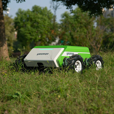 Garden Robot Lawn Mower Remote Control Wireless Grass Cutting 400Mm Mowing Robot Smart Lawn Mowers Robot for Home