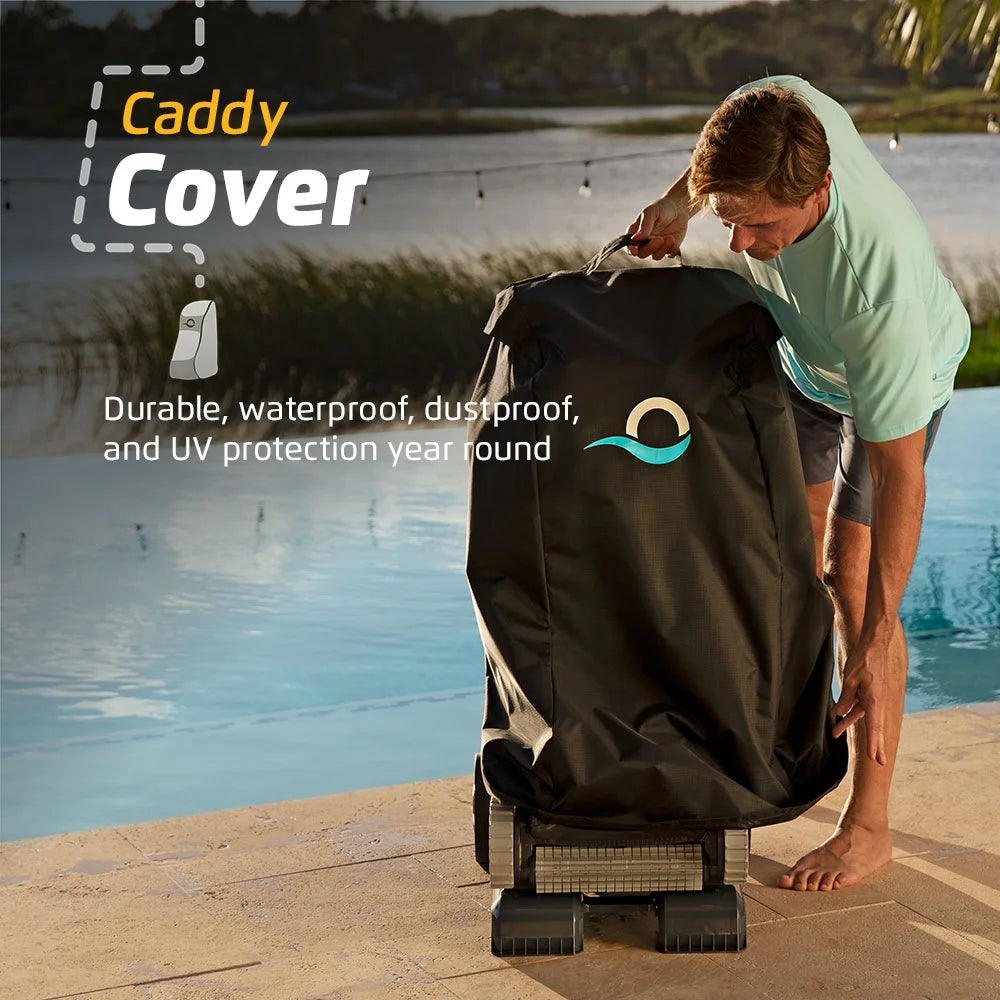 Nautilus CC Supreme Robotic Pool Vacuum Cleaner Caddy and Caddy Cover