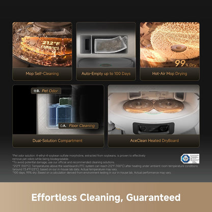 Dreame X60 Max Ultra Complete Robot Vacuum and Mop, Dual Al Cameras
